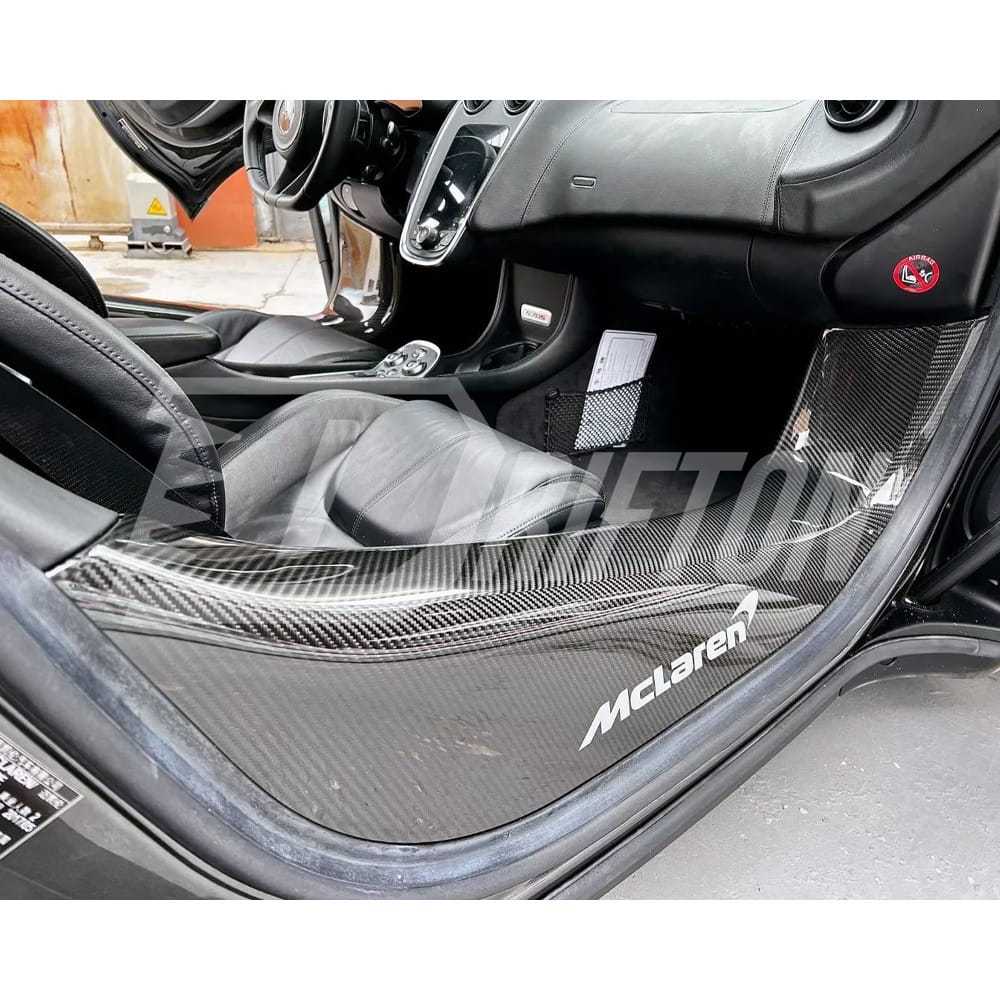 Dry Carbon Fiber Threshold Door Sills For Mclaren 720S 2017-2023