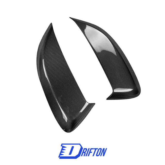 GT4 Style Dry Carbon Fiber Side Vent For Porsche 718 Cayman Boxster 2016-2025