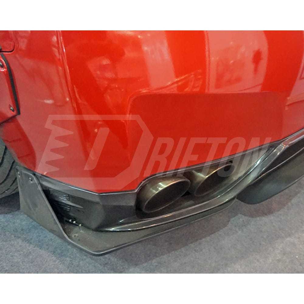 LB V1 Style Carbon Fiber Rear Splitter For Nissan R35 GTR 2008-2011