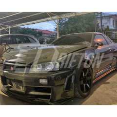 Nismo Z-Tune Style Carbon Fiber Front Fender For Nissan R34 GTR 1998-2002