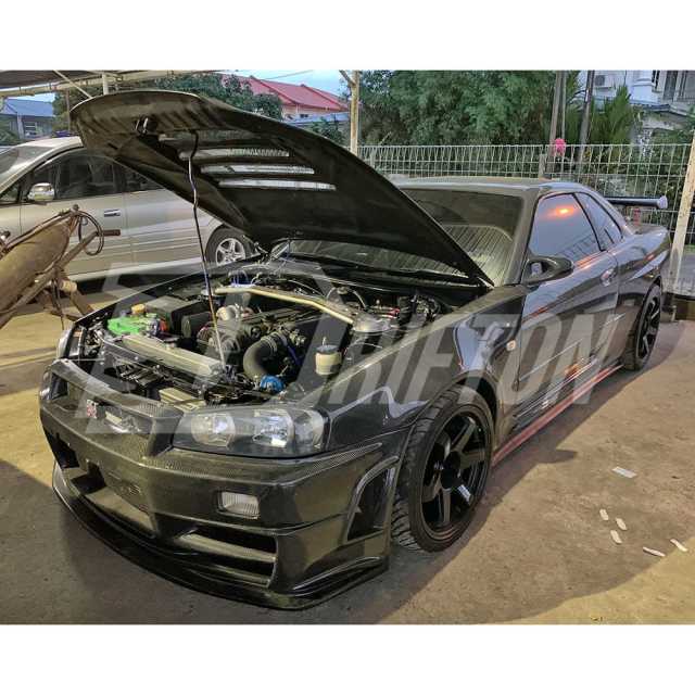Nismo Z-Tune Style Carbon Fiber Front Fender For Nissan R34 GTR 1998-2002