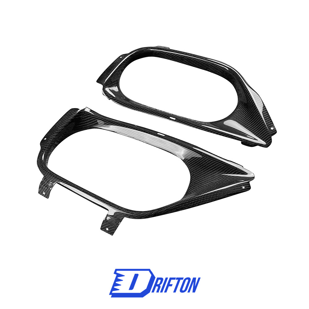 OEM Style Carbon Fiber Exhaust Surround Trim For Nissan R35 GTR 2008-2016