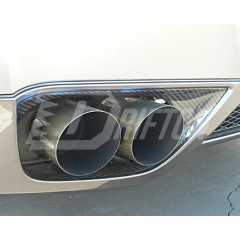 OEM Style Carbon Fiber Exhaust Surround Trim For Nissan R35 GTR 2008-2016