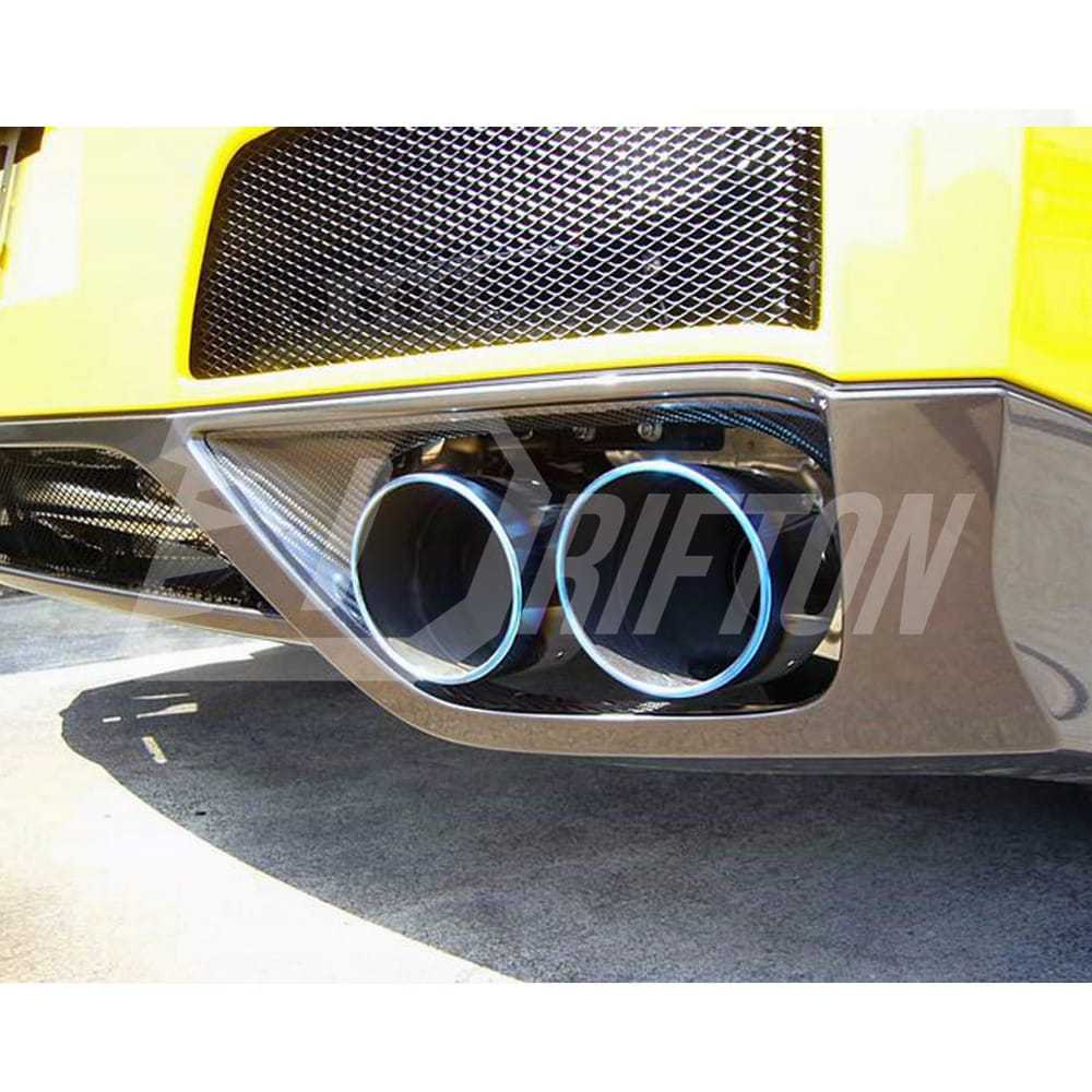 OEM Style Carbon Fiber Exhaust Surround Trim For Nissan R35 GTR 2008-2016