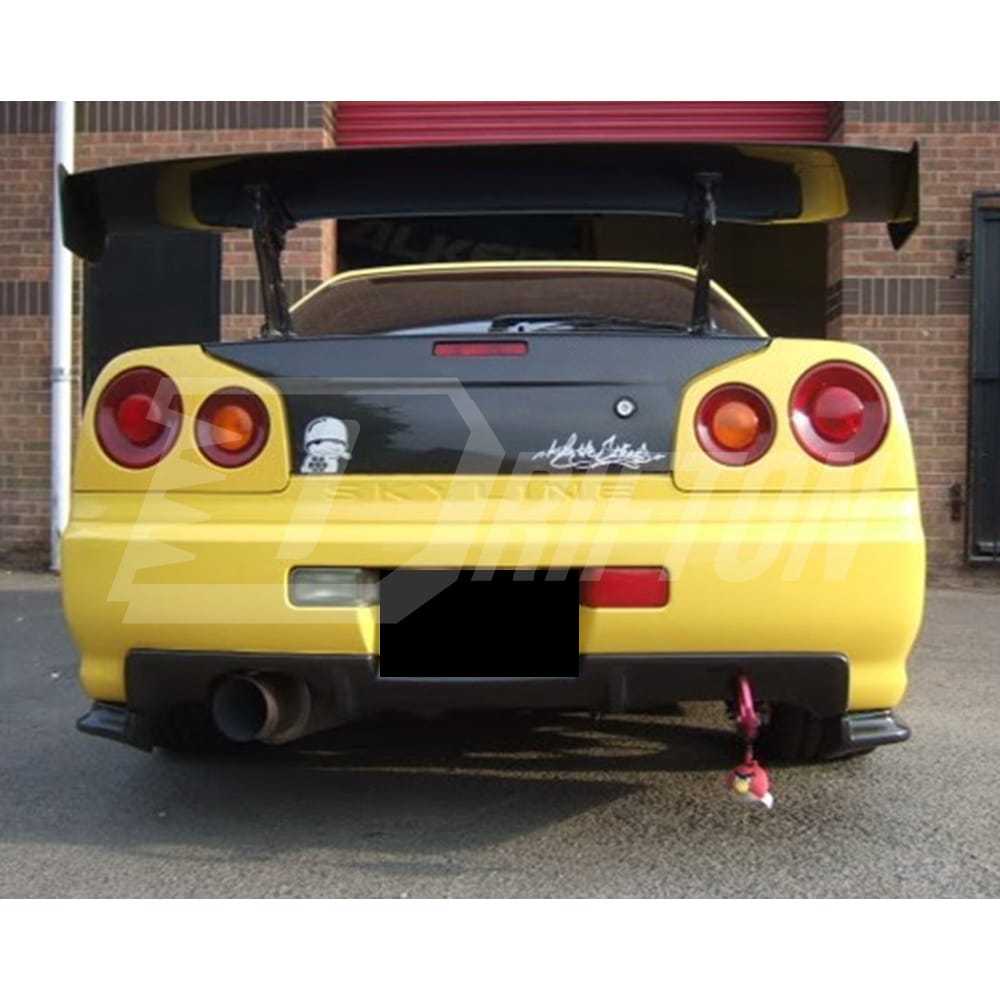 OEM V-Spec Nismo Z-tune Style Carbon Fiber Rear Diffuser For Nissan R34 GTR 1998-2002