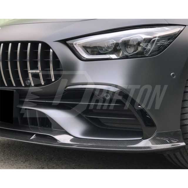 Paktechz Style Dry Carbon Fiber Front Lip For Mercedes Benz AMG GT53 2019-2022