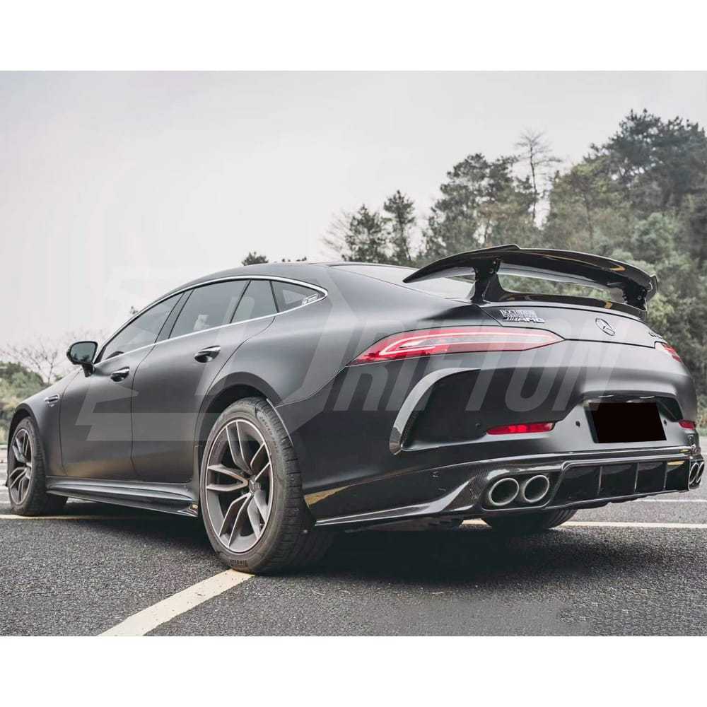 Paktechz Style Dry Carbon Fiber Rear Diffuser For Mercedes Benz AMG GT53 2019-2022
