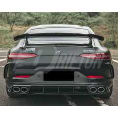 Paktechz Style Dry Carbon Fiber Rear Diffuser For Mercedes Benz AMG GT53 2019-2022