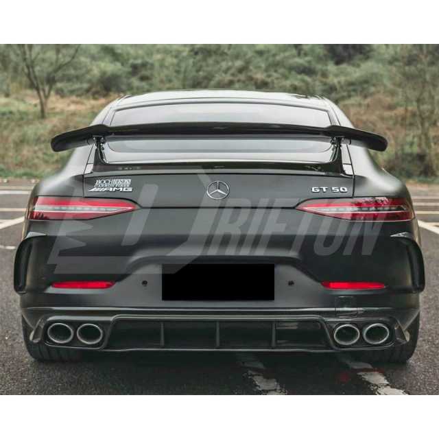 Paktechz Style Dry Carbon Fiber Rear Diffuser For Mercedes Benz AMG GT53 2019-2022