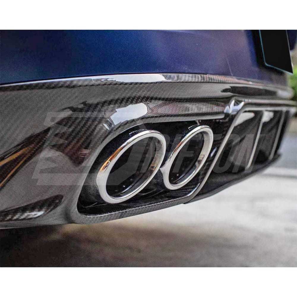 Paktechz Style Dry Carbon Fiber Rear Diffuser For Mercedes Benz AMG GT53 2019-2022