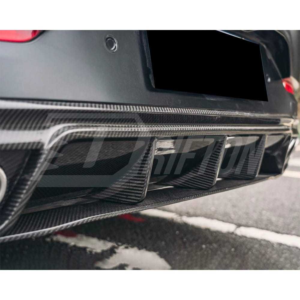 Paktechz Style Dry Carbon Fiber Rear Diffuser For Mercedes Benz AMG GT53 2019-2022