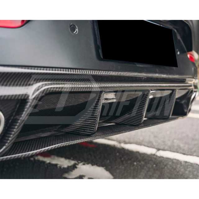 Paktechz Style Dry Carbon Fiber Rear Diffuser For Mercedes Benz AMG GT53 2019-2022