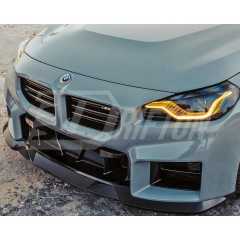 R44 Style Dry Carbon Fiber Front Lip For BMW G87 M2 2023-2027