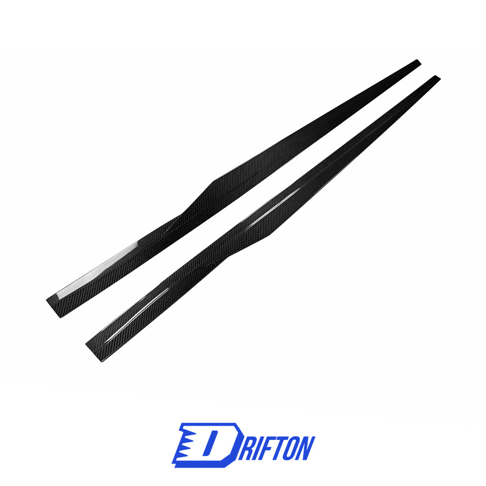 R44 Style Dry Carbon Fiber Side Skirt For BMW G87 M2 2023-Present