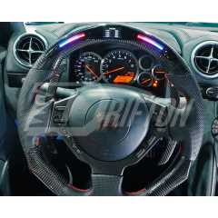 RPM LED Display Alcantara Carbon Fiber Steering Wheel For Nissan R35 GTR 2008-2016