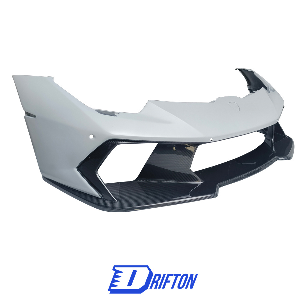 Vorsteiner Style Dry Carbon Fiber With Portion Primer Front Bumper For Lamborghini Huracan LP580 & LP610 2014-2019