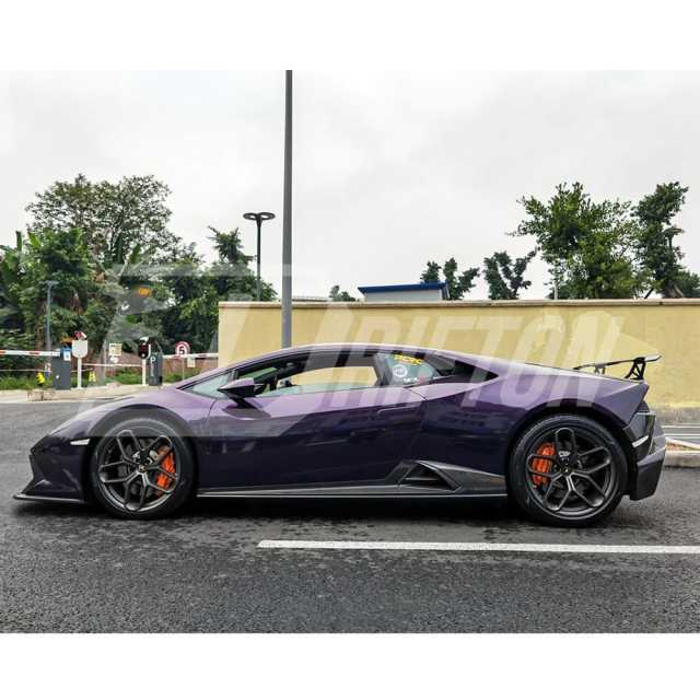 Vorsteiner Style Dry Carbon Fiber With Portion Primer Front Bumper For Lamborghini Huracan LP580 & LP610 2014-2019