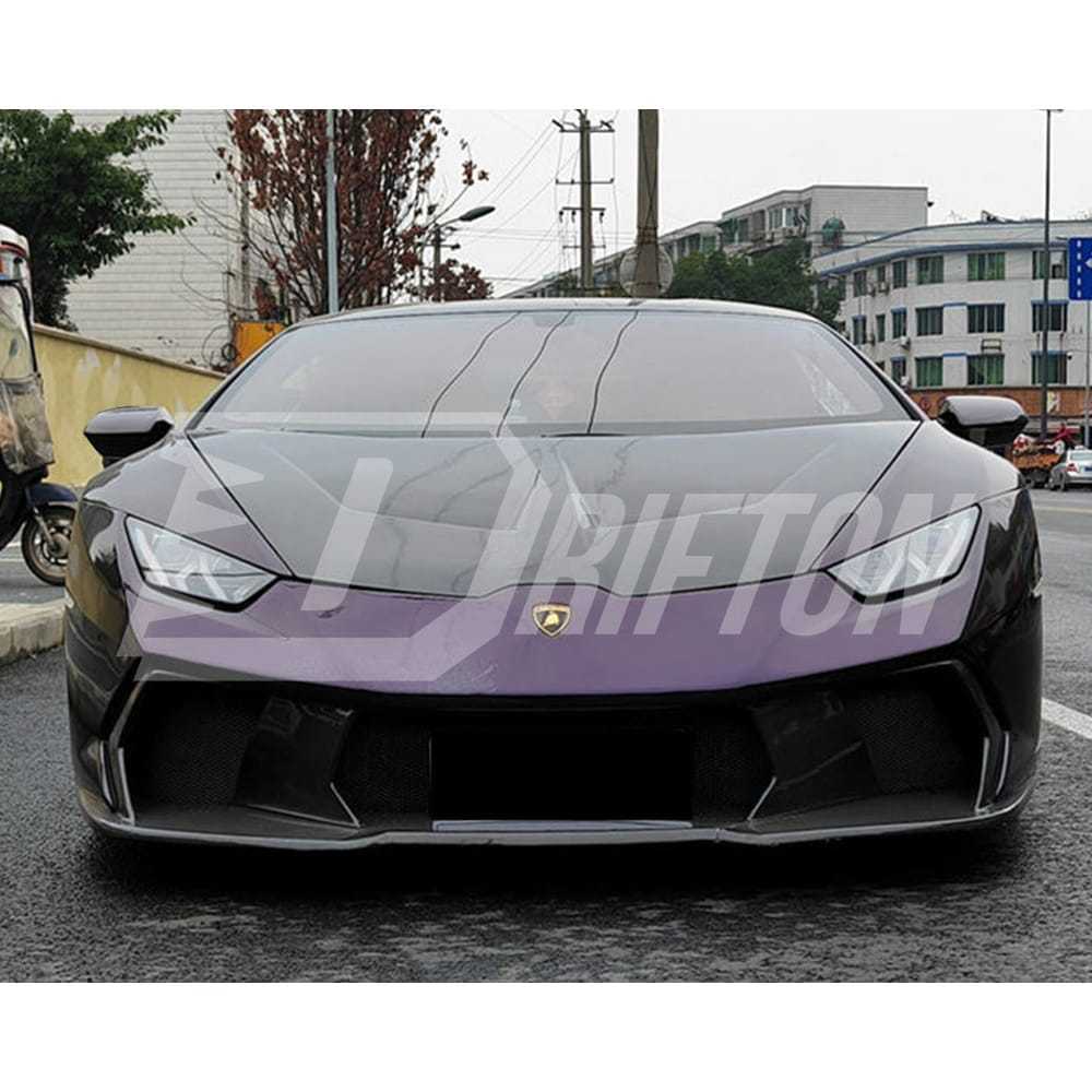Vorsteiner Style Dry Carbon Fiber With Portion Primer Front Bumper For Lamborghini Huracan LP580 & LP610 2014-2019