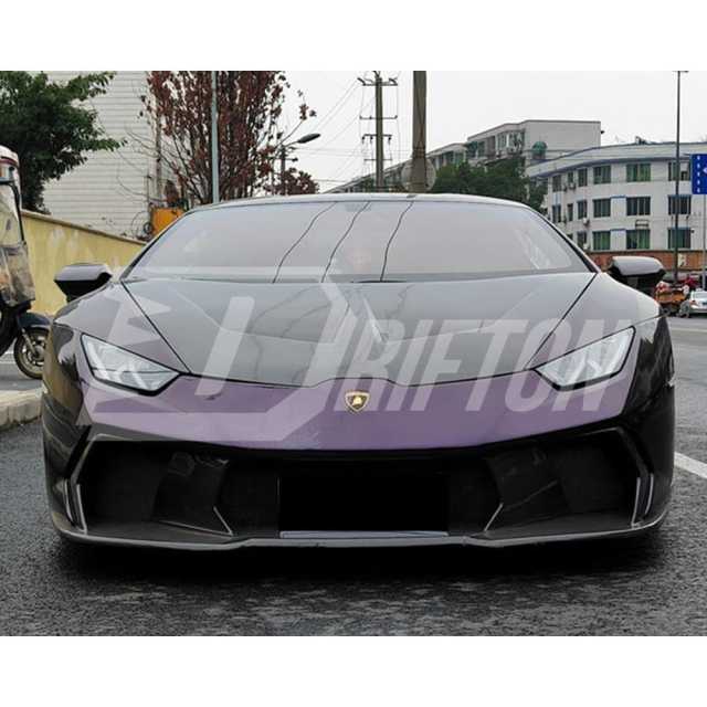Vorsteiner Style Dry Carbon Fiber With Portion Primer Front Bumper For Lamborghini Huracan LP580 & LP610 2014-2019