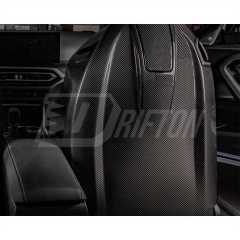 Dry Carbon Fiber Seat Back Cover Trim Kits For BMW M2 G87 M3 M4 G80 G81 G82 G83