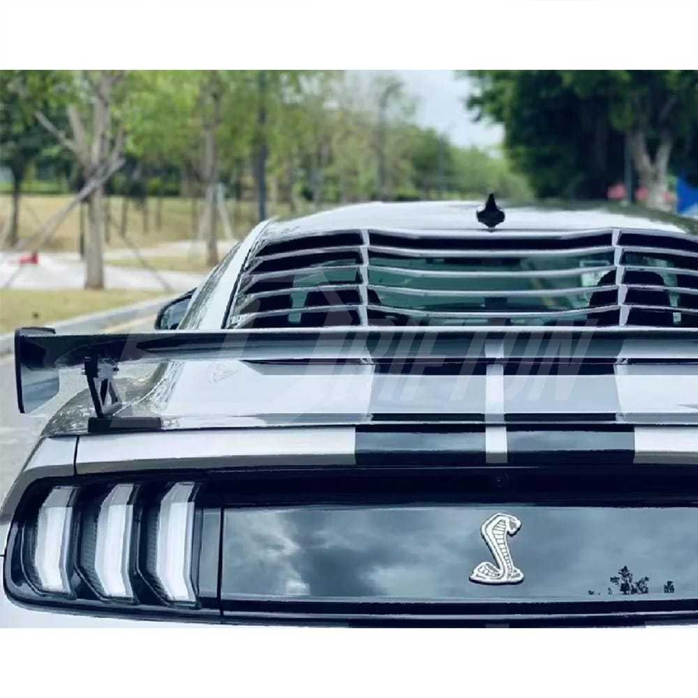 GT500 Style Carbon Fiber Rear Spoiler Wing For Ford Mustang Gen6 S550.1 S550.2 2015-2023