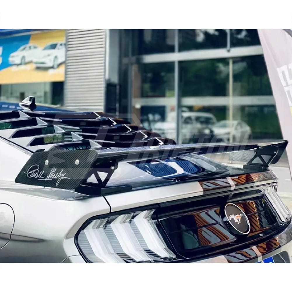GT500 Style Carbon Fiber Rear Spoiler Wing For Ford Mustang Gen6 S550.1 S550.2 2015-2023
