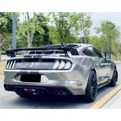 GT500 Style Carbon Fiber Rear Spoiler Wing For Ford Mustang Gen6 S550.1 S550.2 2015-2023