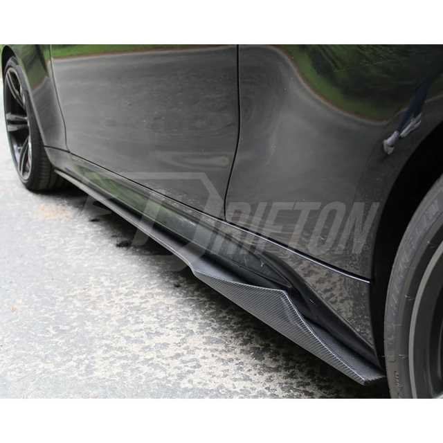 MTC Style Dry Carbon Fiber Side Skirt For BMW F87 M2 M2C 2016-2019