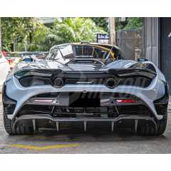 RYFT Style Dry Carbon Fiber Rear Bumper For Mclaren 720S 2017-2023