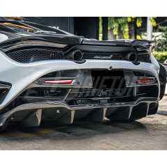 RYFT Style Dry Carbon Fiber Rear Bumper For Mclaren 720S 2017-2023