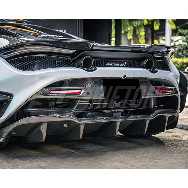 RYFT Style Dry Carbon Fiber Rear Bumper For Mclaren 720S 2017-2023