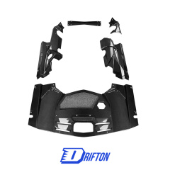 Dry Carbon Fiber Engine Bay Panel Set For Lamborghini Aventador LP700 Coupe 2011-2015
