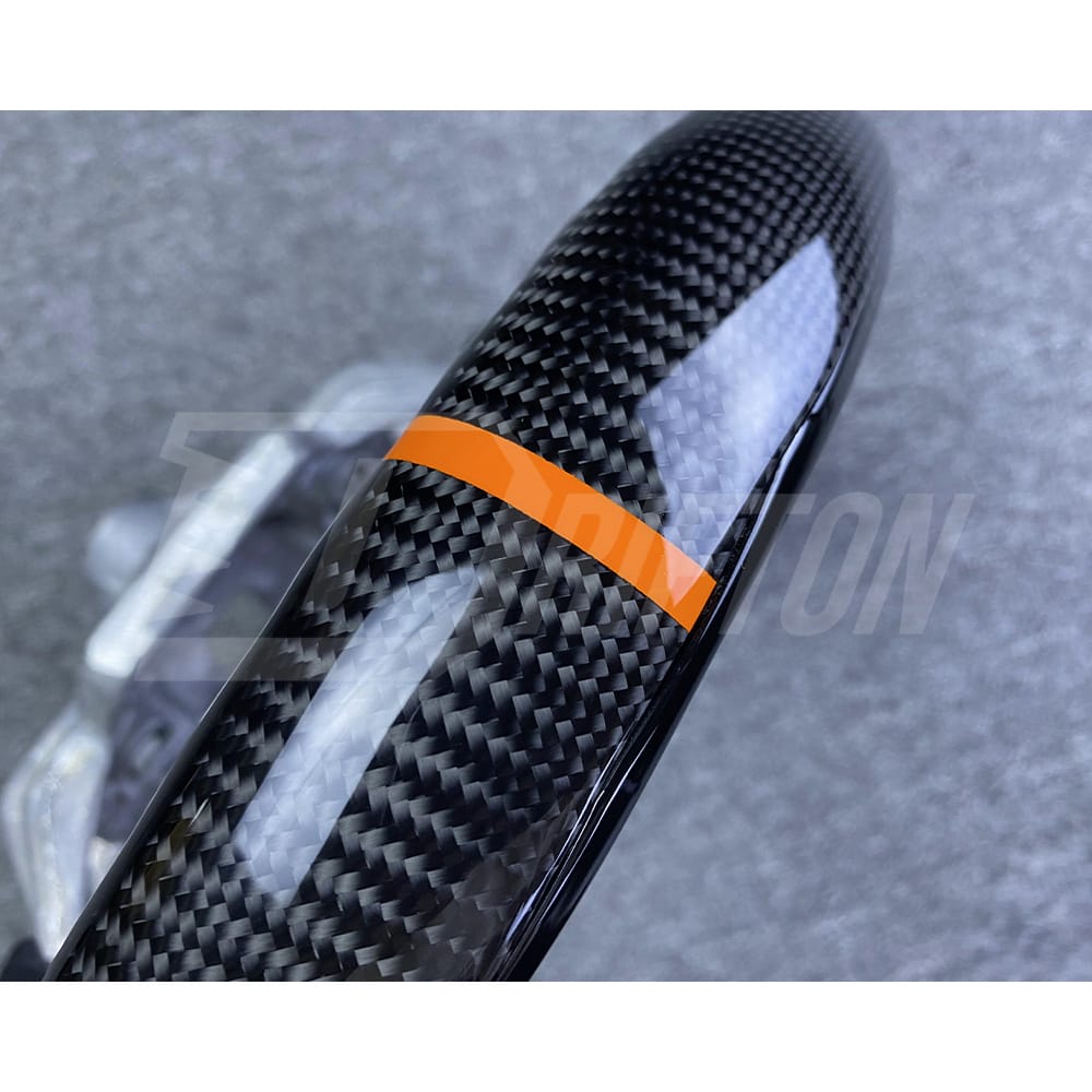 Customized Style Carbon Fiber Steering Wheel With LED Shift Light For Ford Mustang 2015-2020
