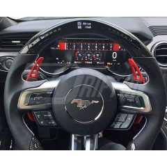 Customized Style Steering Wheel With RPM LED Shift Light For Ford Mustang Gen6 S550.1 S550.2 2015-2023