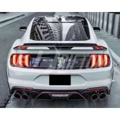 GT500 Style Carbon Fiber Rear Trunk Spoiler Wing For Ford Mustang Gen6 S550.1 S550.2 2015-2023