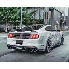 GT500 Style Carbon Fiber Rear Trunk Spoiler Wing For Ford Mustang Gen6 S550.1 S550.2 2015-2023