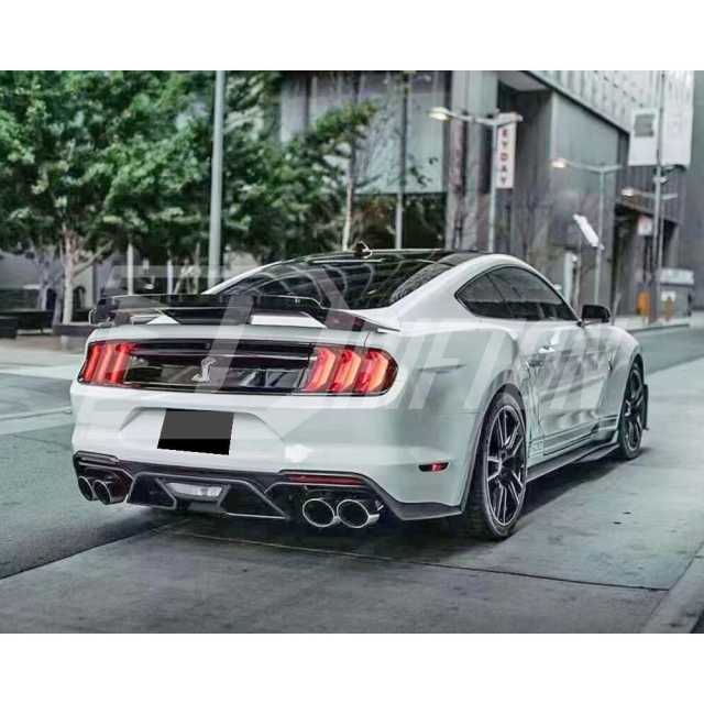 GT500 Style Carbon Fiber Rear Trunk Spoiler Wing For Ford Mustang Gen6 S550.1 S550.2 2015-2023
