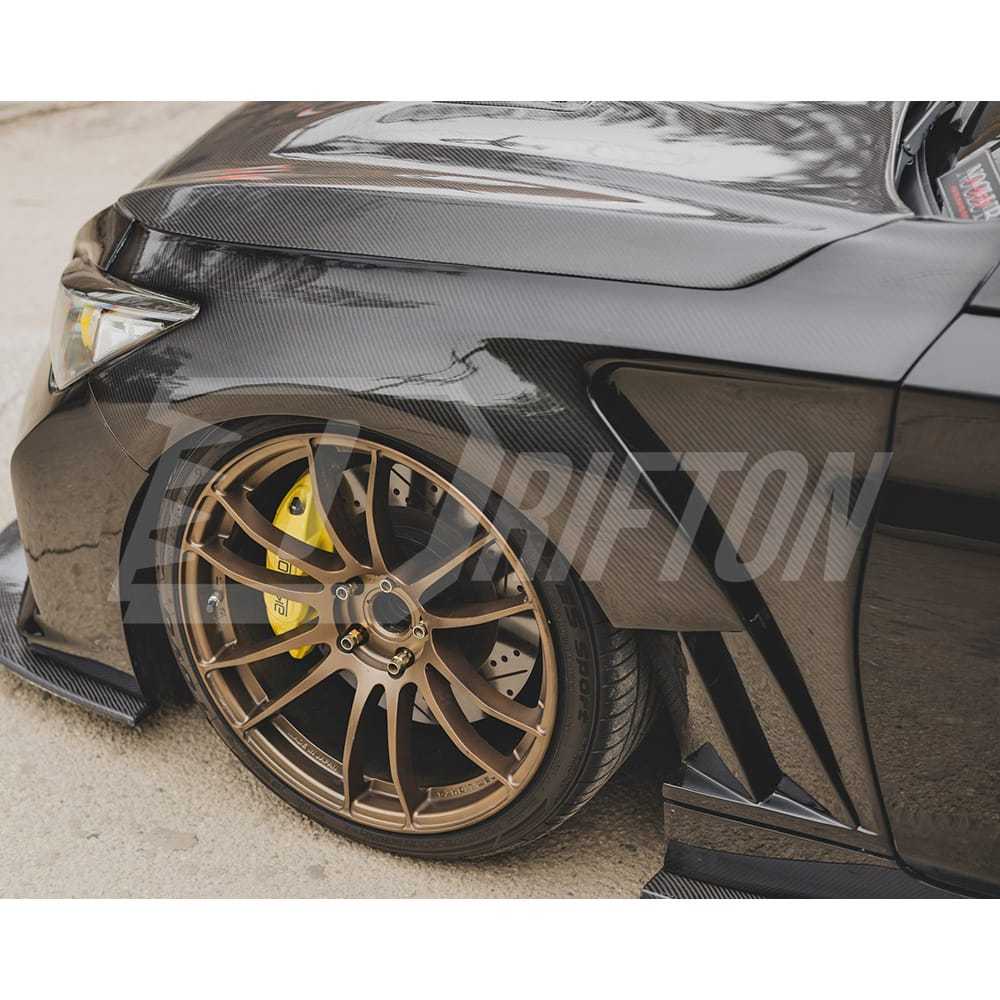Vents Style Carbon Fiber Fender For INFINITI Q50 2013-2024