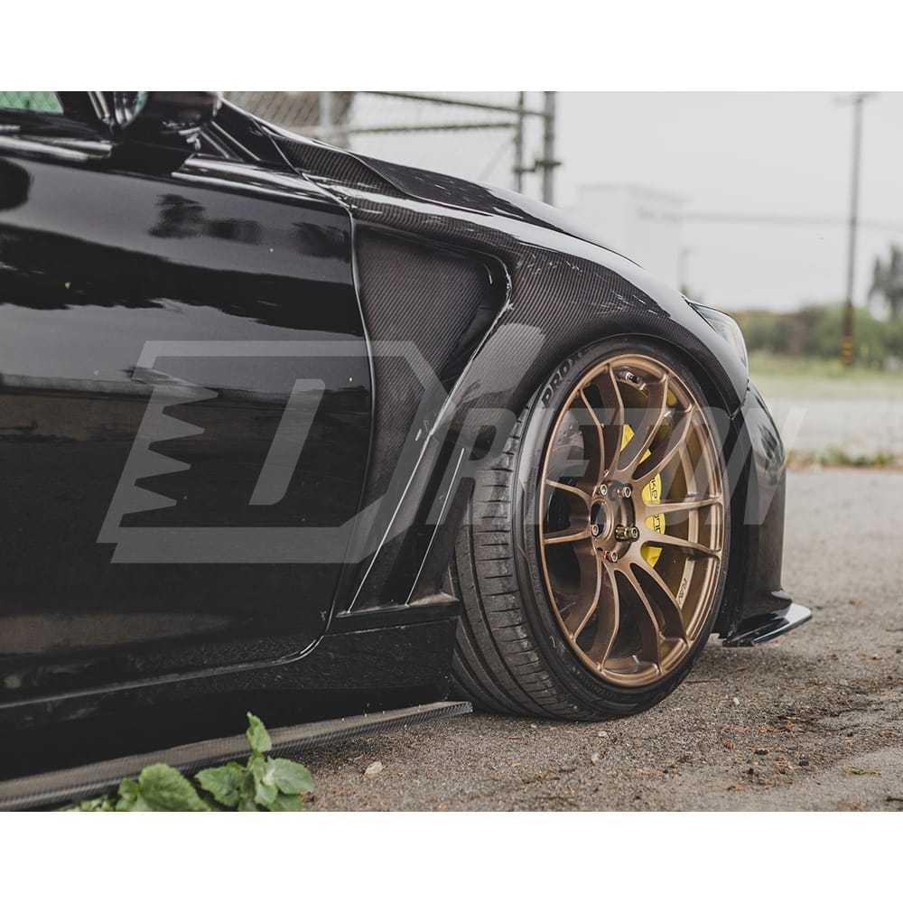 Vents Style Carbon Fiber Fender For INFINITI Q50 2013-2024