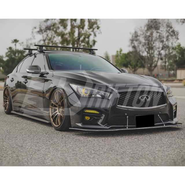 Vents Style Carbon Fiber Fender For INFINITI Q50 2013-2024