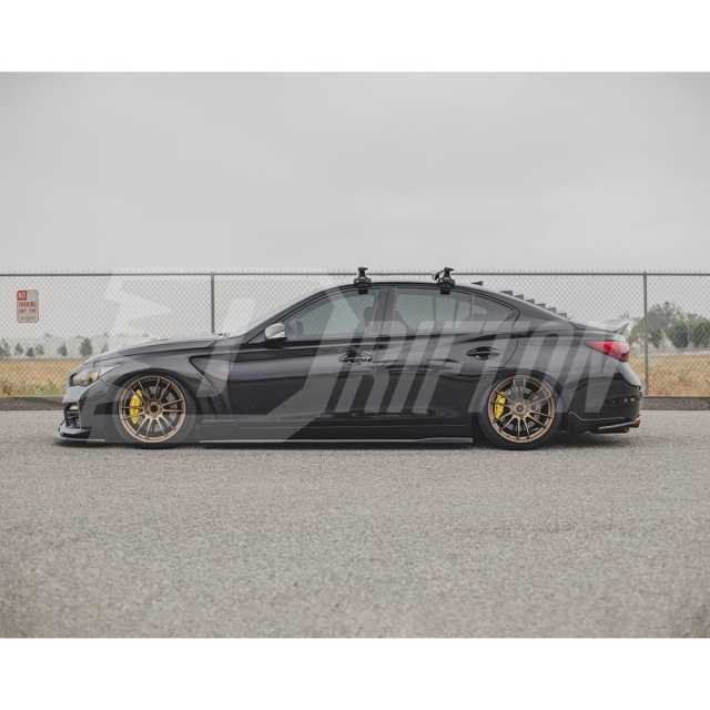 Vents Style Carbon Fiber Fender For INFINITI Q50 2013-2024