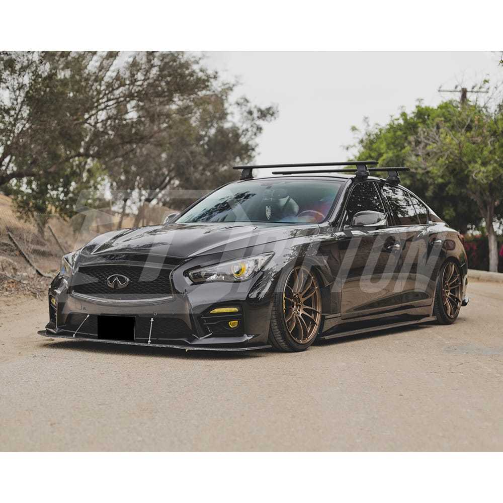 Vents Style Carbon Fiber Fender For INFINITI Q50 2013-2024