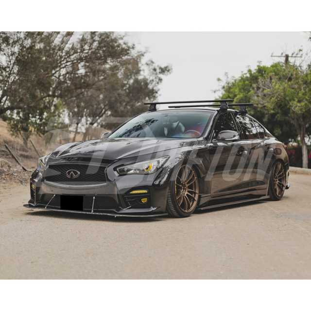 Vents Style Carbon Fiber Fender For INFINITI Q50 2013-2024