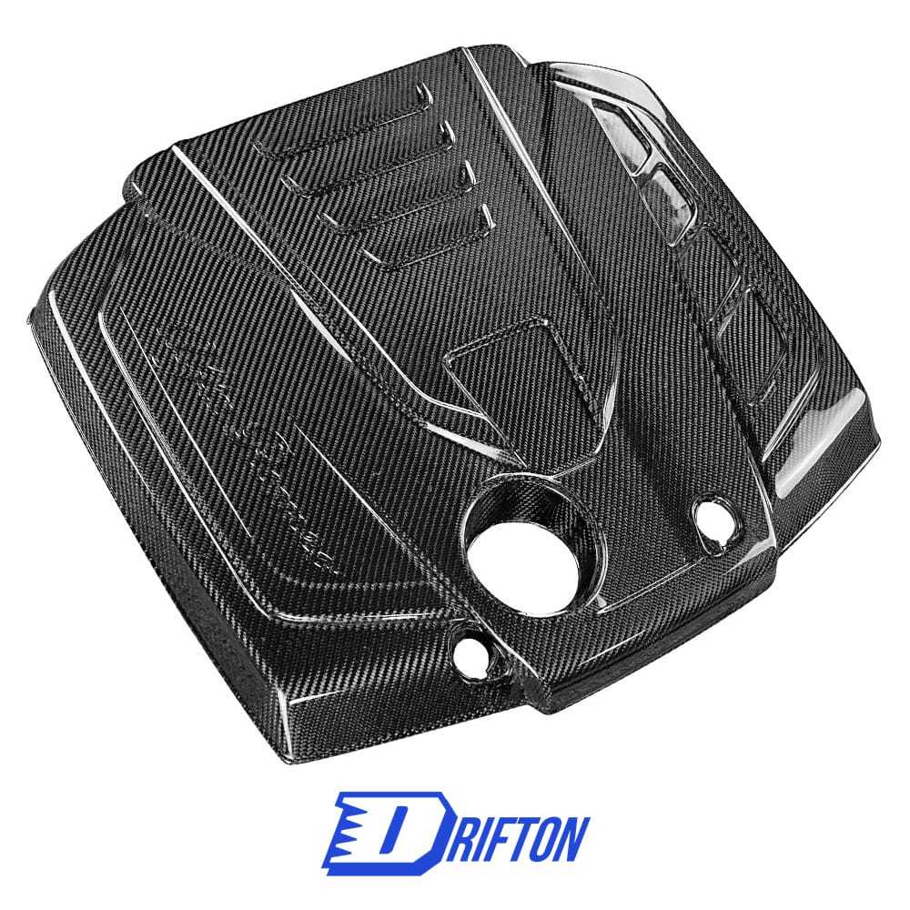 Carbon Fiber Engine Cover For Alfa Romeo Giulia 2016-2023