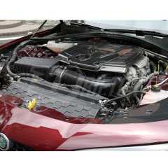 Carbon Fiber Engine Cover For Alfa Romeo Giulia 2016-2023