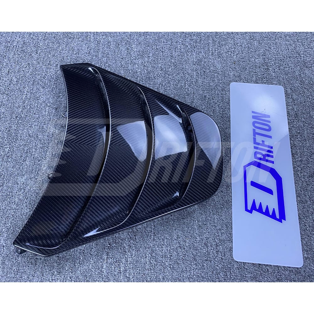 Contact us to get professional assistance & order. Features: &bull; High-tech production line(3D Scanning&rarr;3Ddesign&rarr;3D printing&rarr;CNC mold&rarr;Tests) &bull; High fitting accuracy &bull; Made by Real Carbon Fiber material &bull; 3K/6K/12K Plain/Twill/Forged Carbon Fiber Weave Finished Option &bull; Glossy & Matte Finishing, UV Protection From Fading &bull; Carefully Packaged by Carton Box with Wooden Frame &bull; Global shipping by air & sea &bull; Any products produce by DRIFTON will offer after-sales support & guarantee
