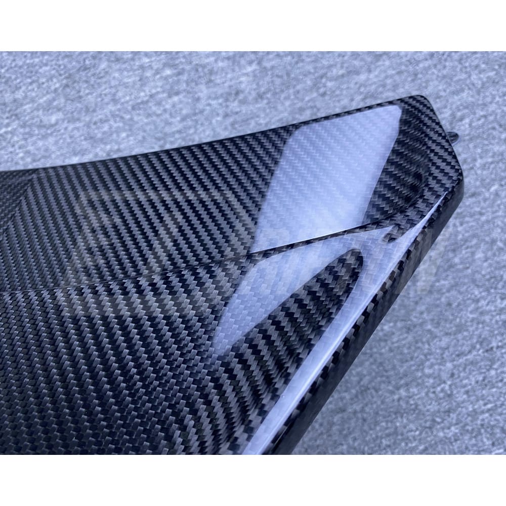 Contact us to get professional assistance & order. Features: &bull; High-tech production line(3D Scanning&rarr;3Ddesign&rarr;3D printing&rarr;CNC mold&rarr;Tests) &bull; High fitting accuracy &bull; Made by Real Carbon Fiber material &bull; 3K/6K/12K Plain/Twill/Forged Carbon Fiber Weave Finished Option &bull; Glossy & Matte Finishing, UV Protection From Fading &bull; Carefully Packaged by Carton Box with Wooden Frame &bull; Global shipping by air & sea &bull; Any products produce by DRIFTON will offer after-sales support & guarantee