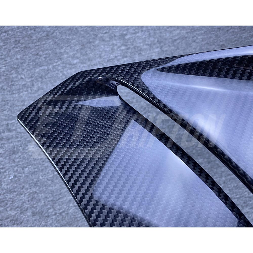 Contact us to get professional assistance & order. Features: &bull; High-tech production line(3D Scanning&rarr;3Ddesign&rarr;3D printing&rarr;CNC mold&rarr;Tests) &bull; High fitting accuracy &bull; Made by Real Carbon Fiber material &bull; 3K/6K/12K Plain/Twill/Forged Carbon Fiber Weave Finished Option &bull; Glossy & Matte Finishing, UV Protection From Fading &bull; Carefully Packaged by Carton Box with Wooden Frame &bull; Global shipping by air & sea &bull; Any products produce by DRIFTON will offer after-sales support & guarantee