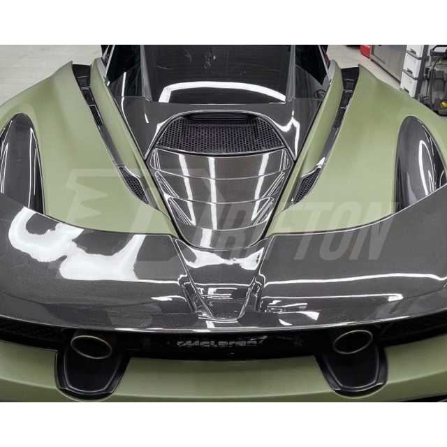 OEM Style Dry Carbon Fiber Engine Cover Lower For Mclaren 720S Coupe 2017-2023