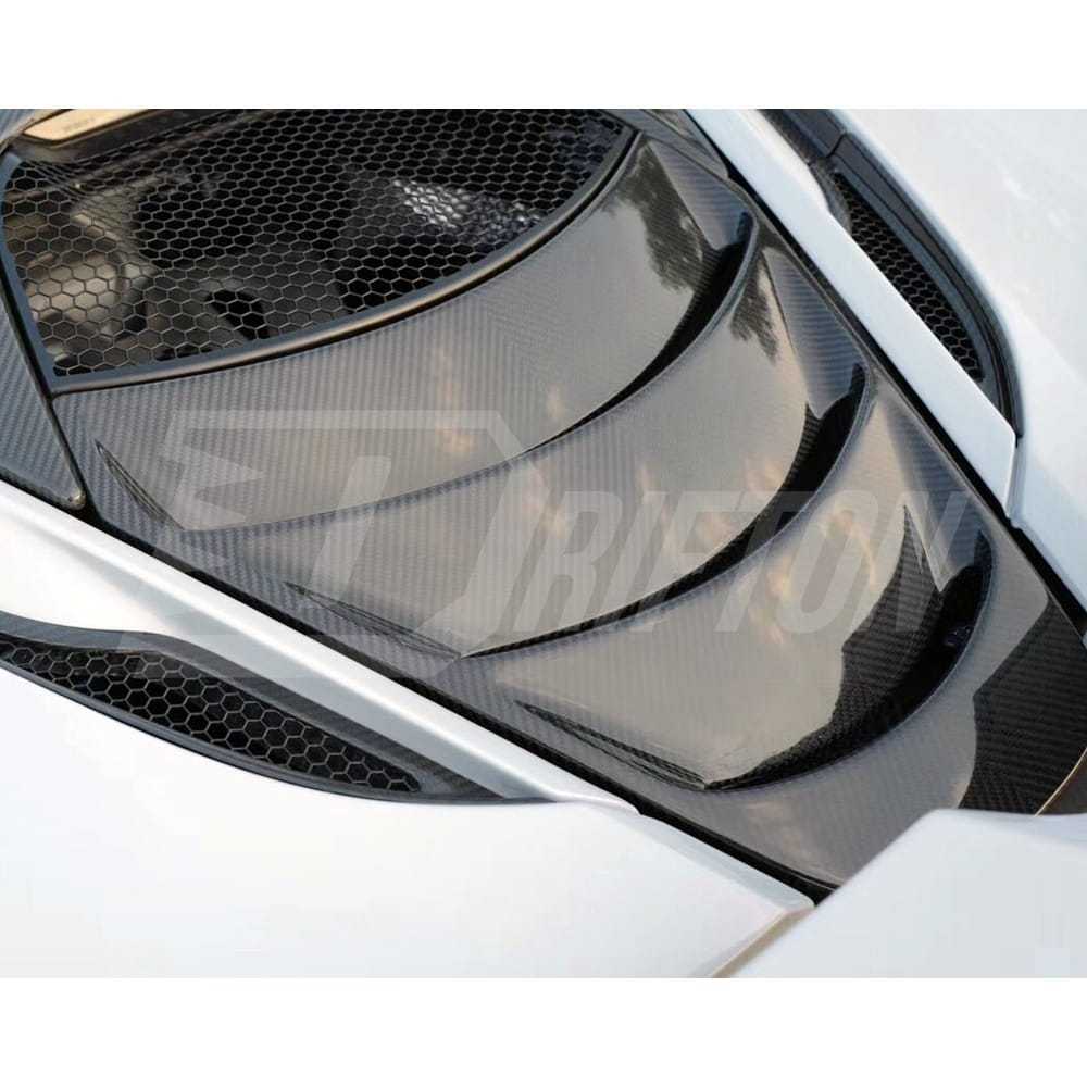 OEM Style Dry Carbon Fiber Engine Cover Lower For Mclaren 720S Coupe 2017-2023